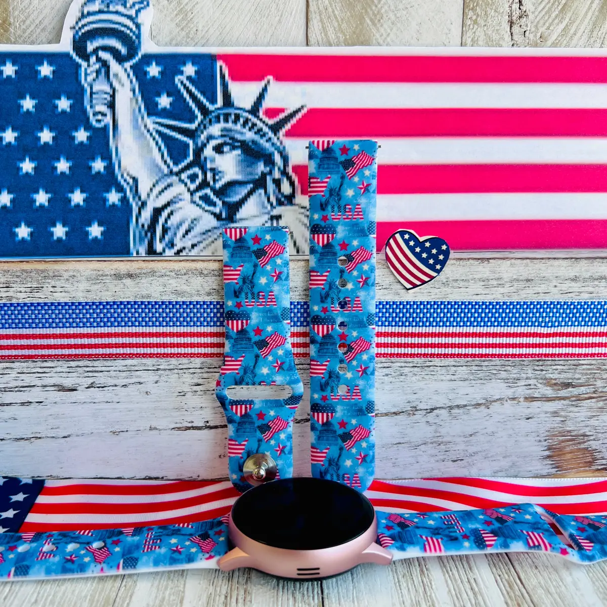 Liberty Print Silicone Band For Samsung Watch 1
