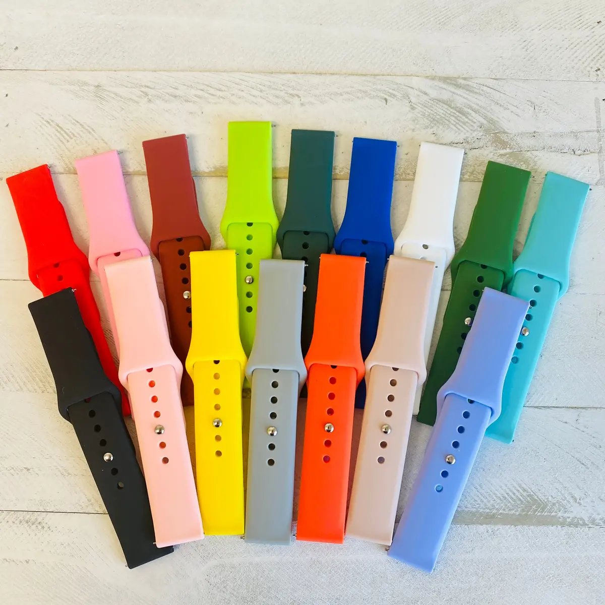 Solid Color Silicone Band For Samsung Watch 1