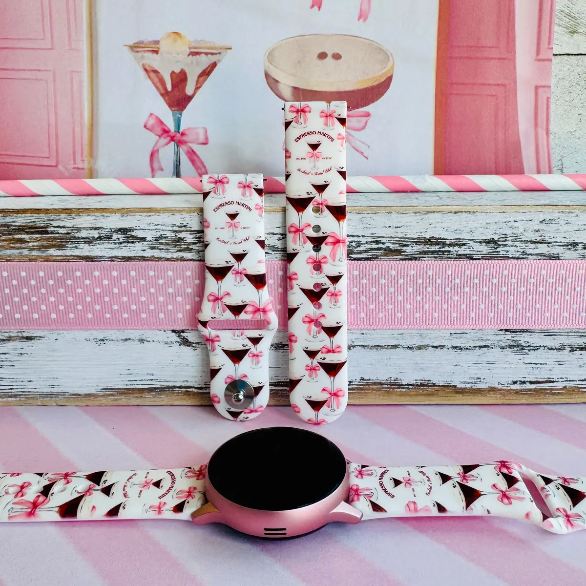 Espresso Yourself Print Silicone Band For Samsung Watch 1