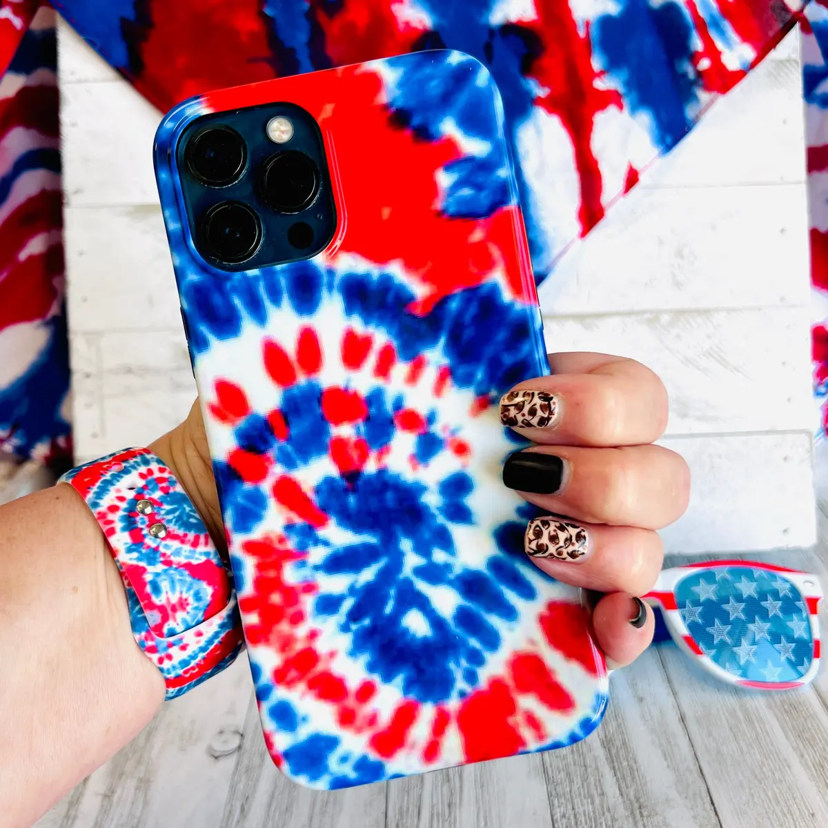 American Tie Dye Phone Case For Iphone 1