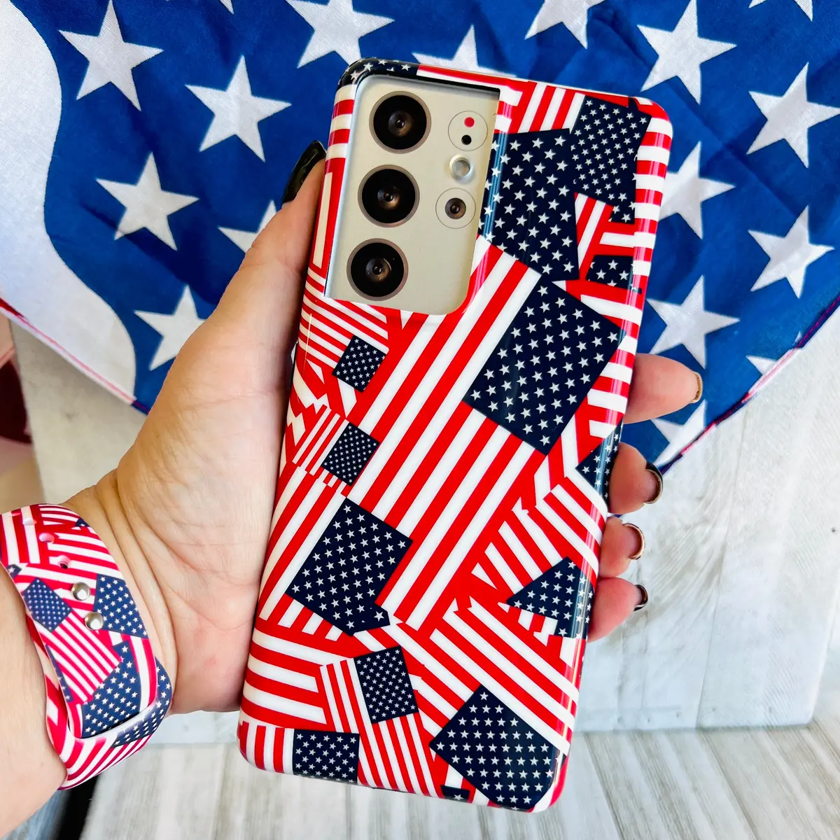 American Flag Cell Phone Case For Samsung Galaxy 1