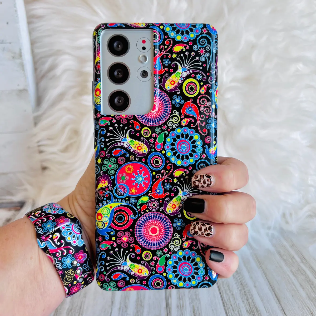 Black Paisley Case For Samsung Galaxy 1