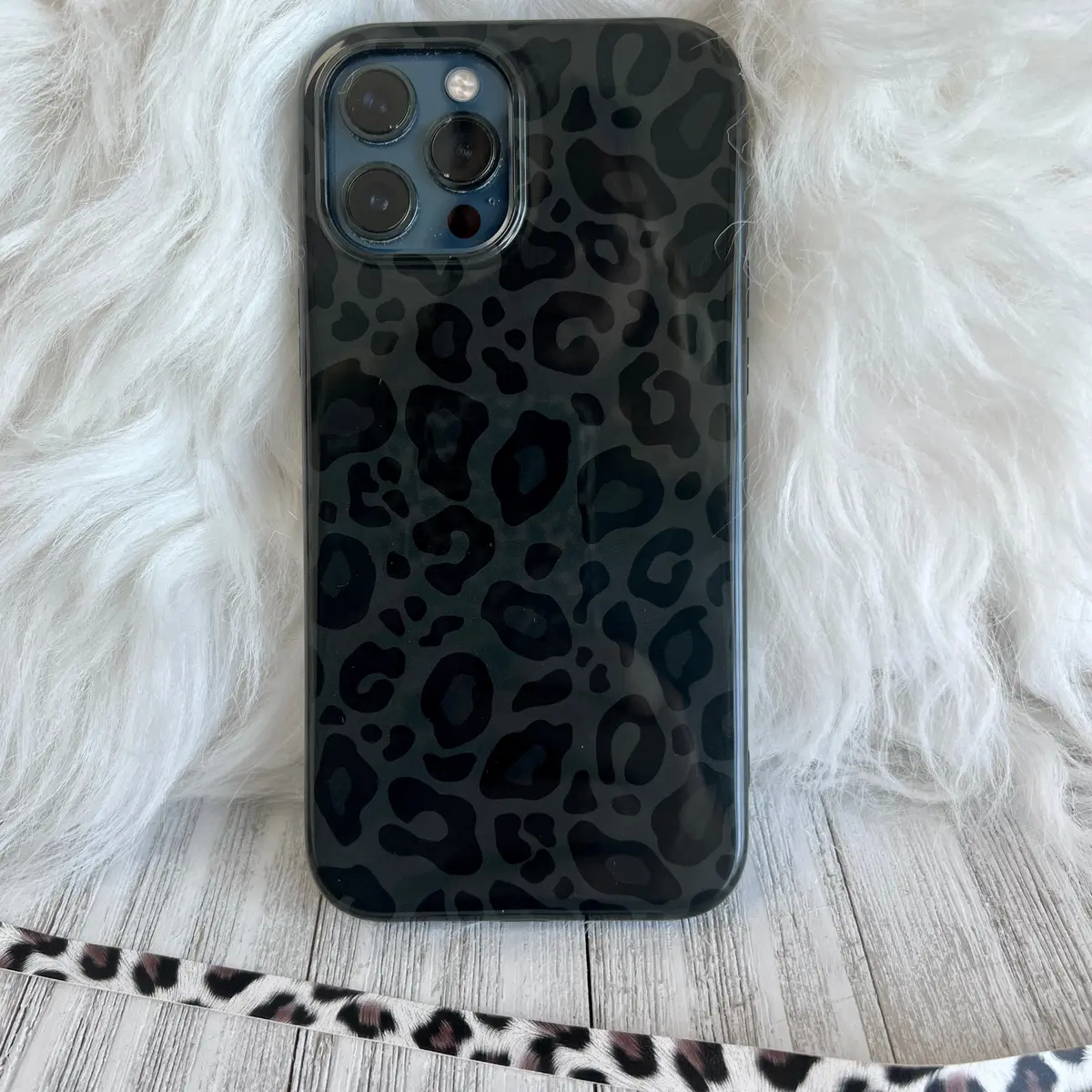 Black Leopard Case For Iphone 2