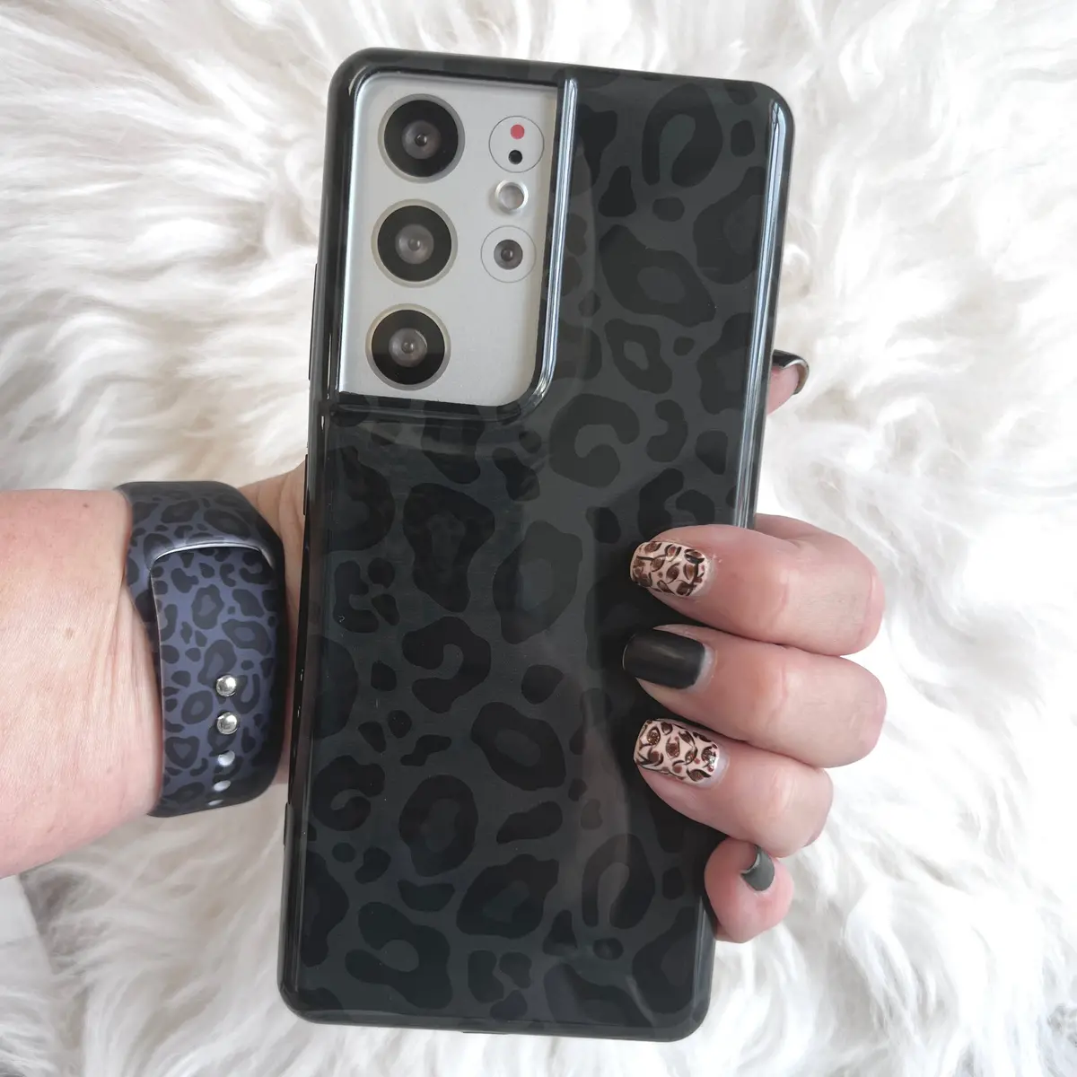 Black Leopard Case For Samsung Galaxy 1