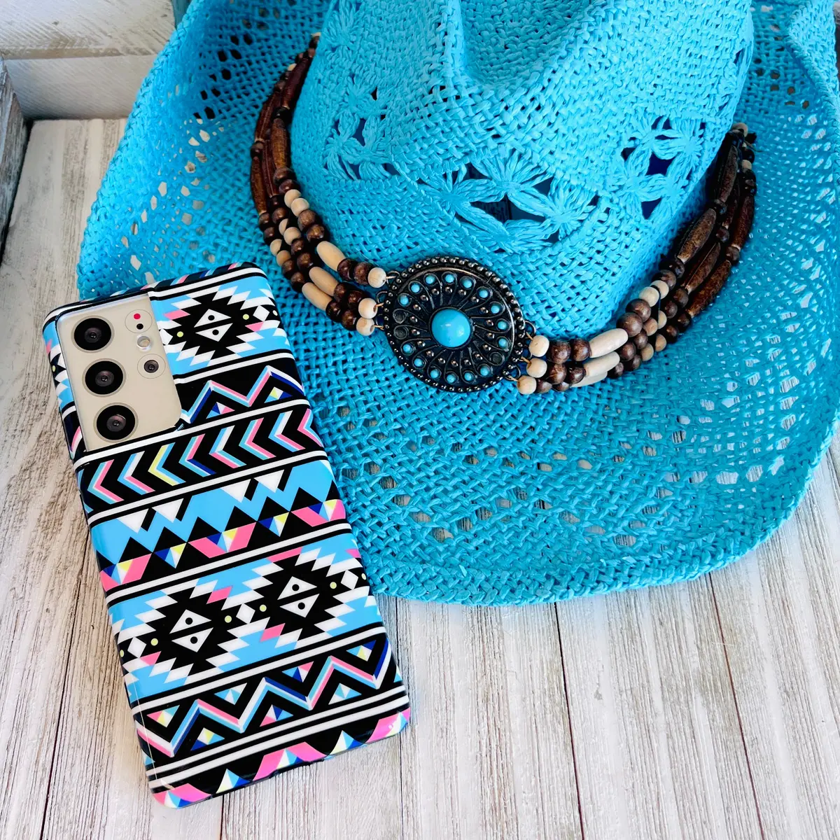 Boho-Chic Turquoise Case For Samsung Galaxy 2