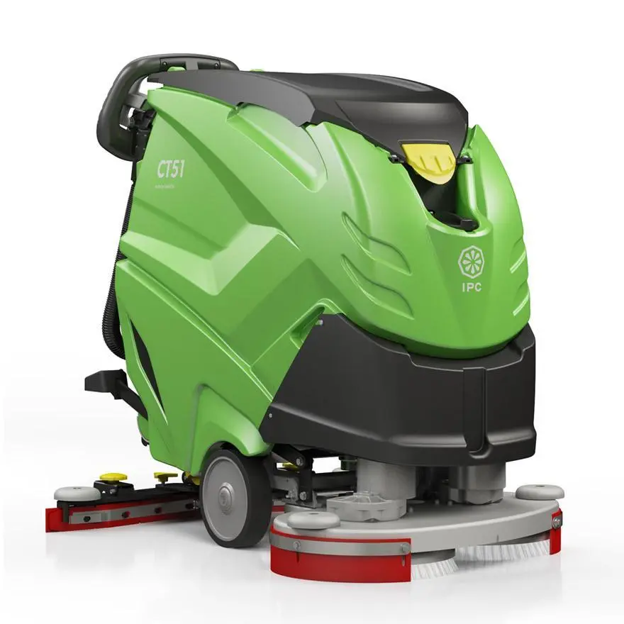 Ipc Eagle Walk Behind Scrubbers Ct 51 Xp50 Battery 20” Actuated Disc Scrub Head, Traction Drive W/On-Board Charger (You Choose) 1
