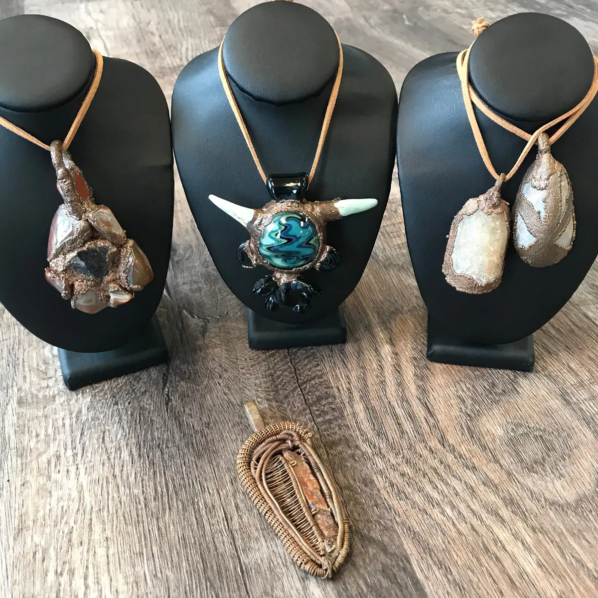 Infinite Alchemics Electroformed Pendants 1