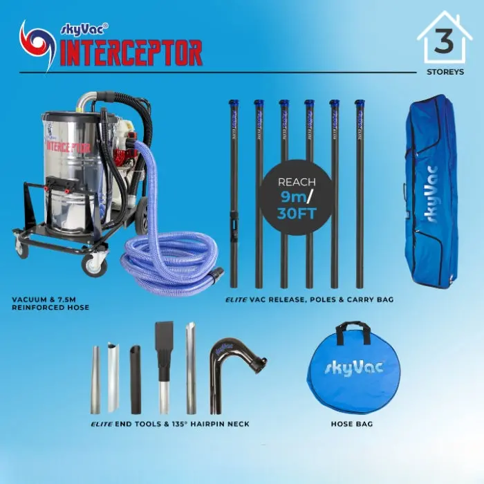 Skyvac® Interceptor Gutter Vacuum (You Choose) 10