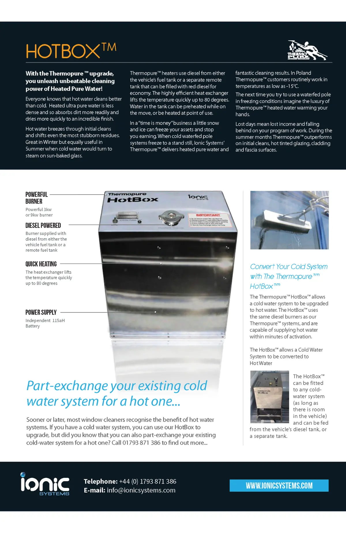 Ionic Systems Hotbox Brochure 1