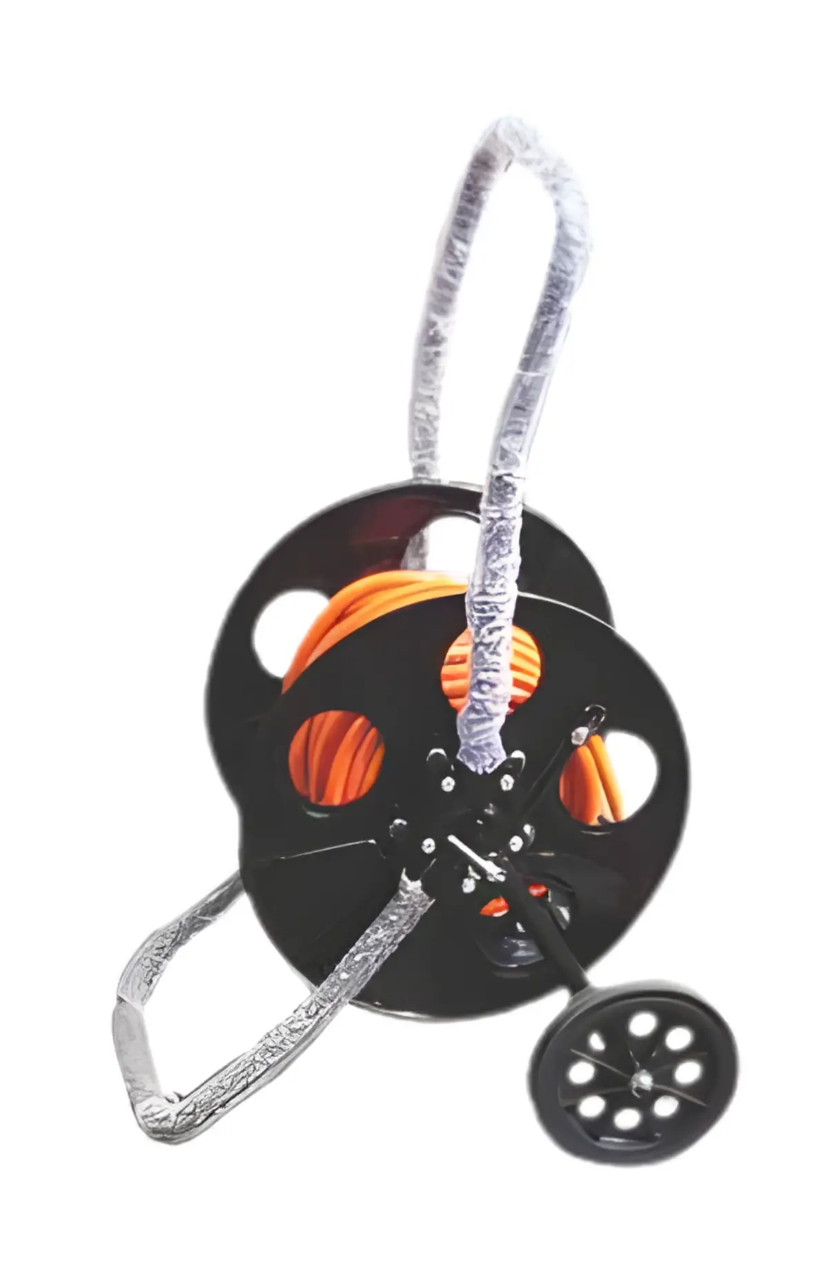 Ionic Systems Metal Hose Reel, Coated Black Finish 1