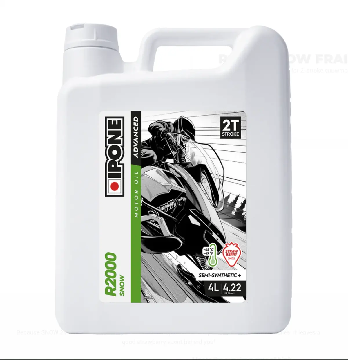 Ipone Snow Oil, 2T Stroke, 4 Liters 1