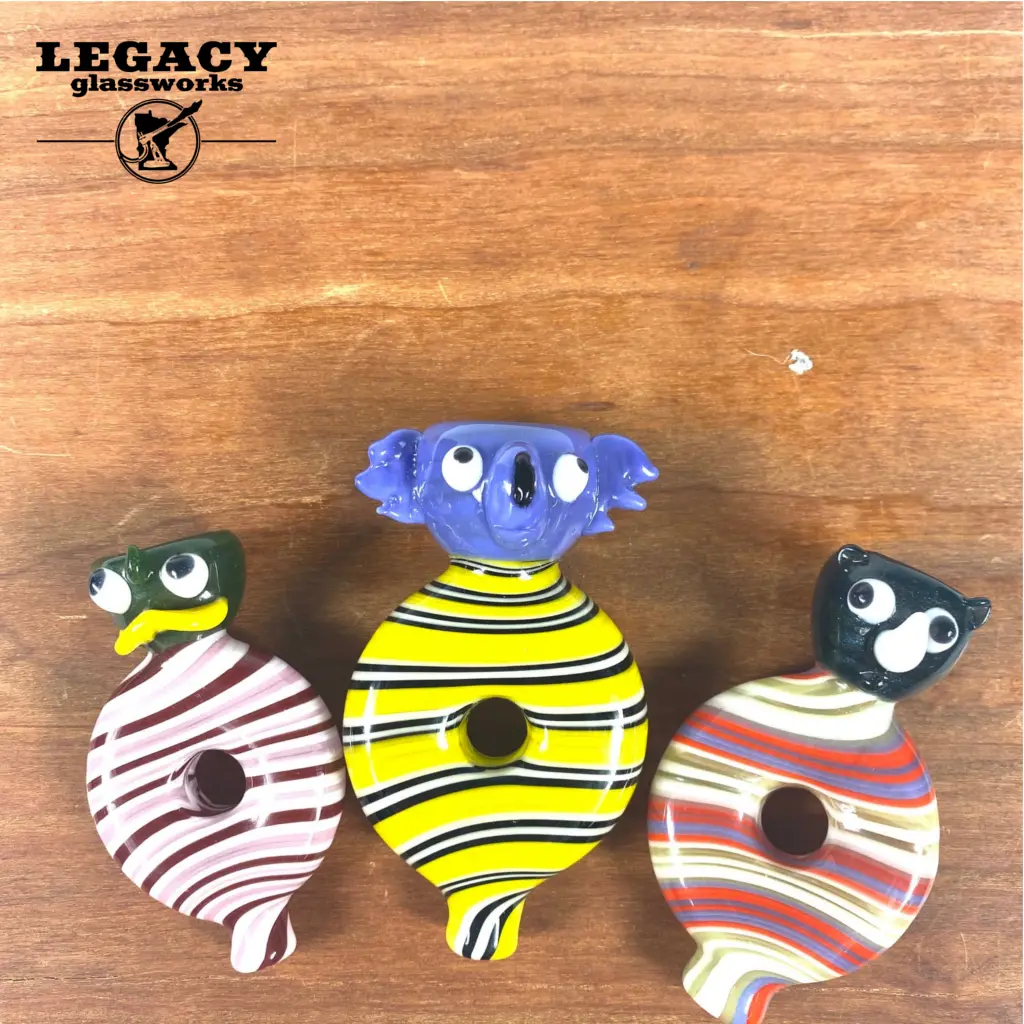 Jem Glass Animal Donut Pinchie 1