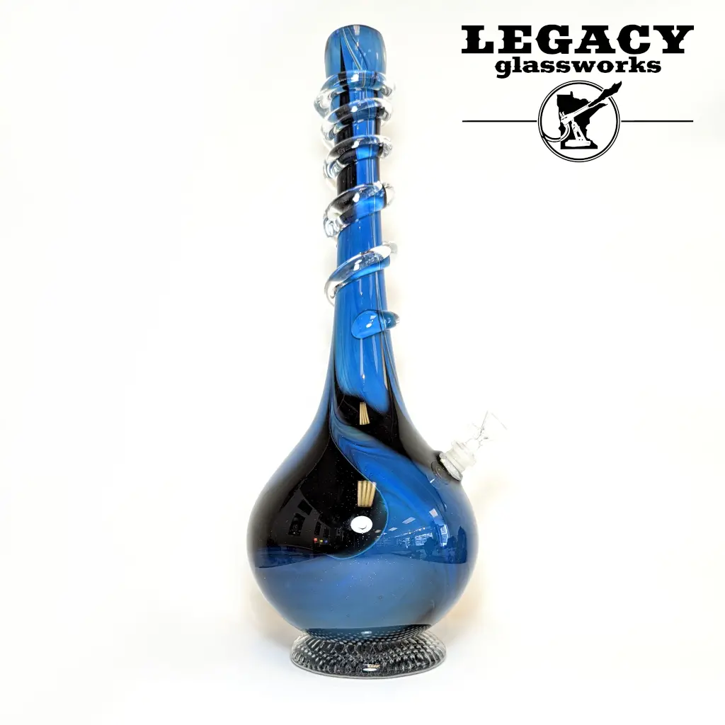 Jake In The Bocks Jumbo Black & Blue Soft Glass Tube 1