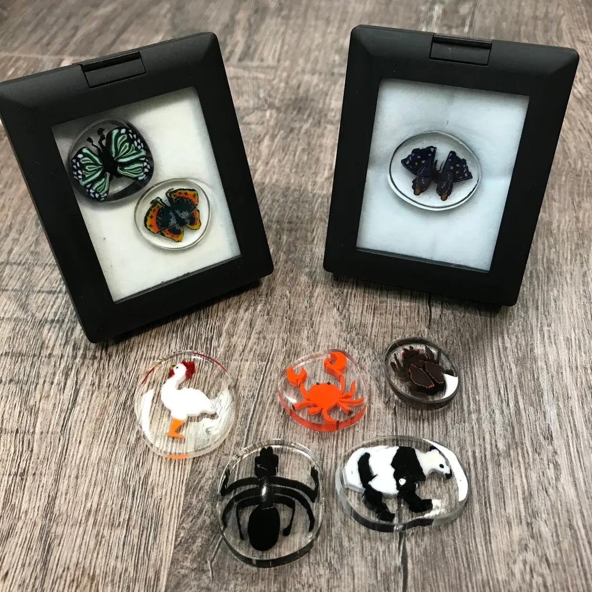 Jes Durfee Polished Millefiori Coins 1