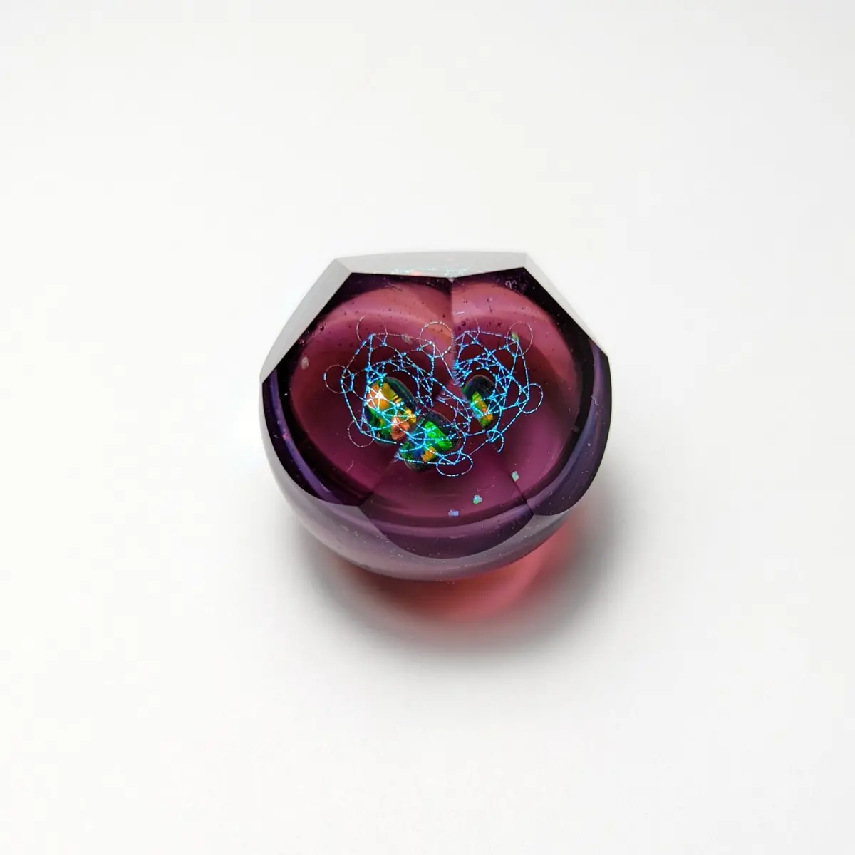 Jes Durfee X Josh Arleth Metatron's Cube Faceted Marble 1