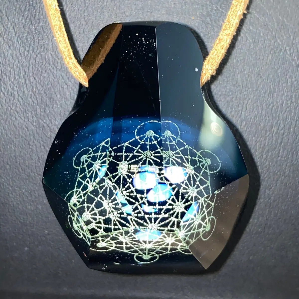 Jes Durfee X Cdirty Faceted Pendant 1