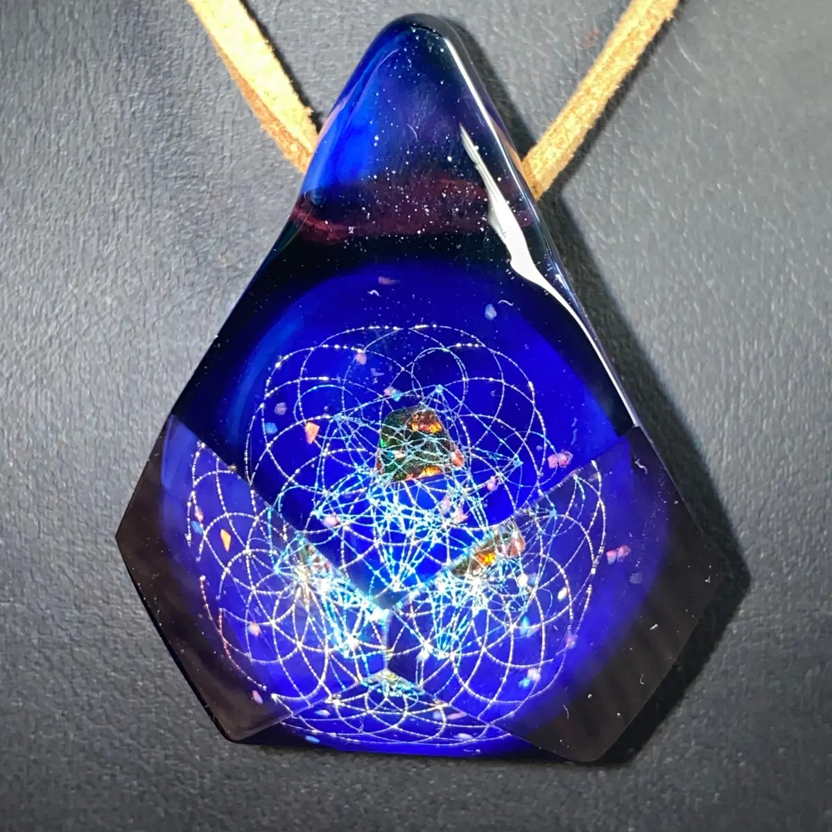Jes Durfee X Florin Voicu Faceted Pendant 1