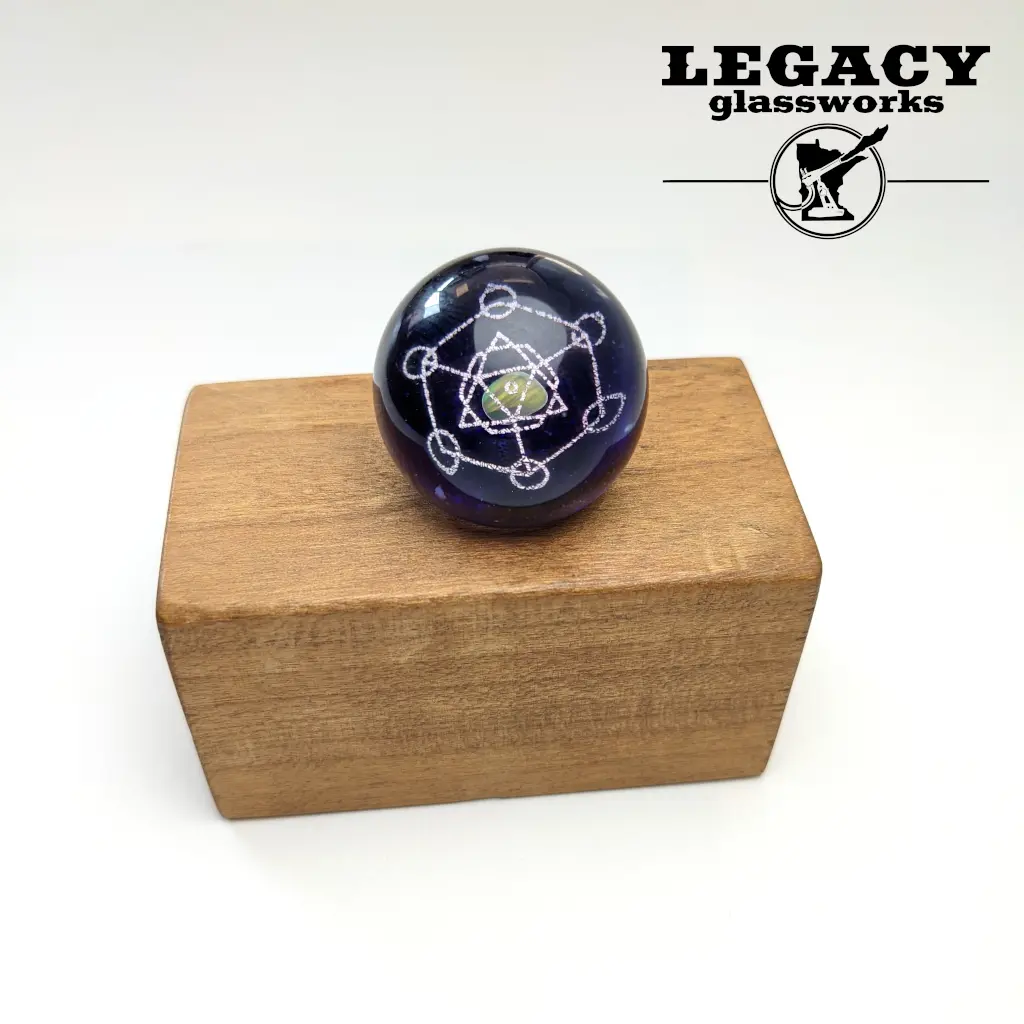 Jes Durfee Blue Tesseract Marble 1