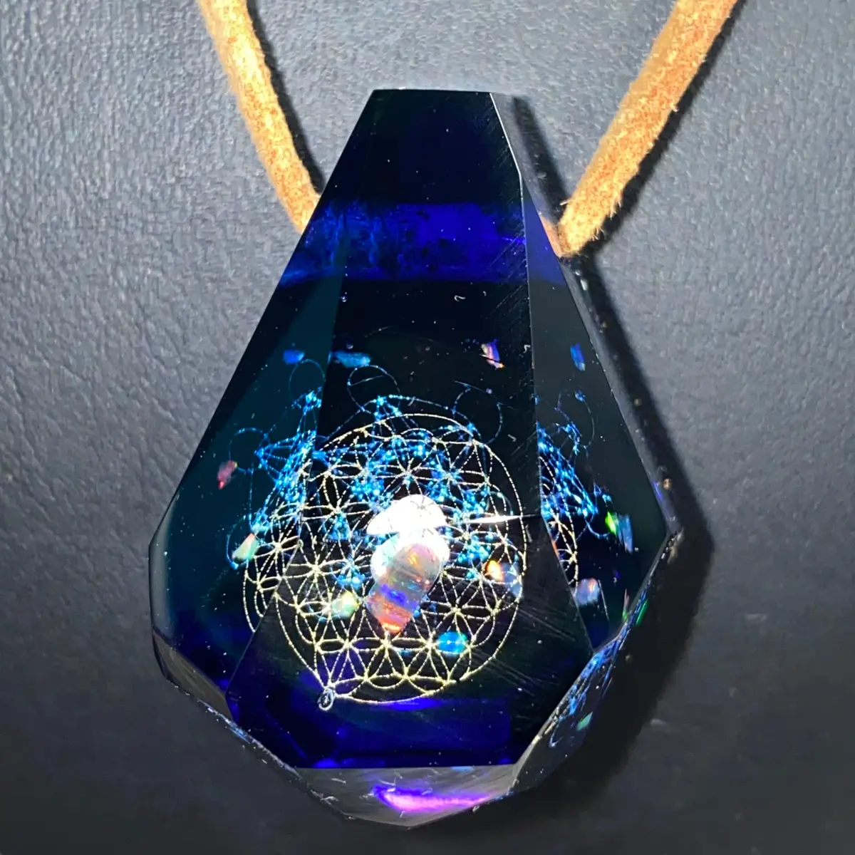 Jes Durfee X Sergio Vettori Faceted Pendant 1