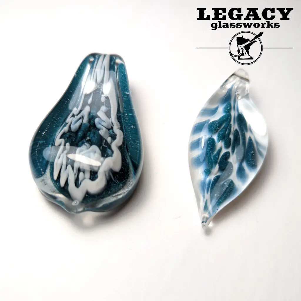 Joe Holzhausen White & Blue Pendant 1