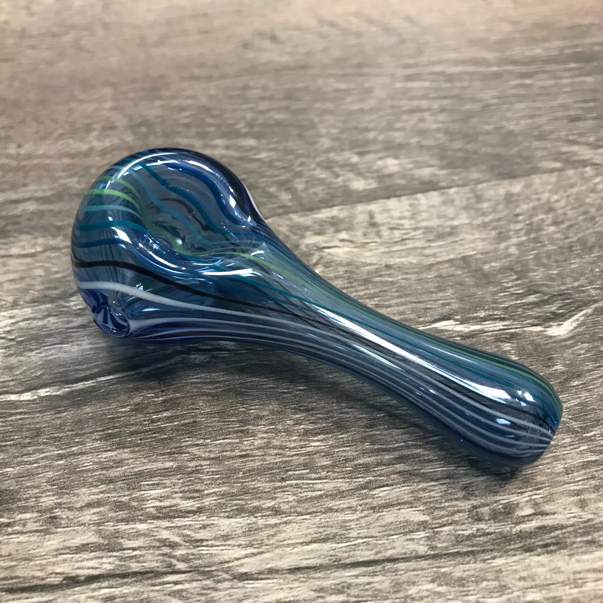 Joe Morrison Blue Linework Spoon 1