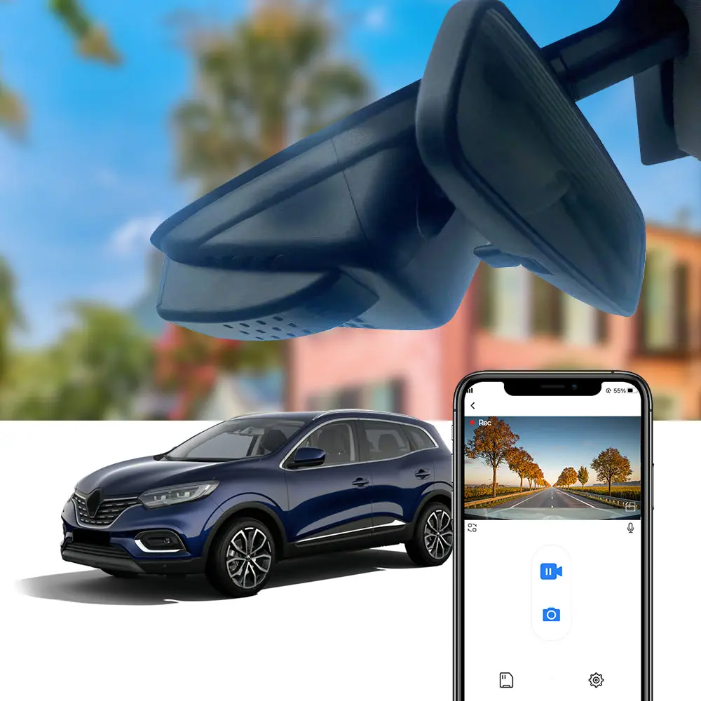 Fitcamx Dash Cam For Renault Kadjar 2015-2022 1