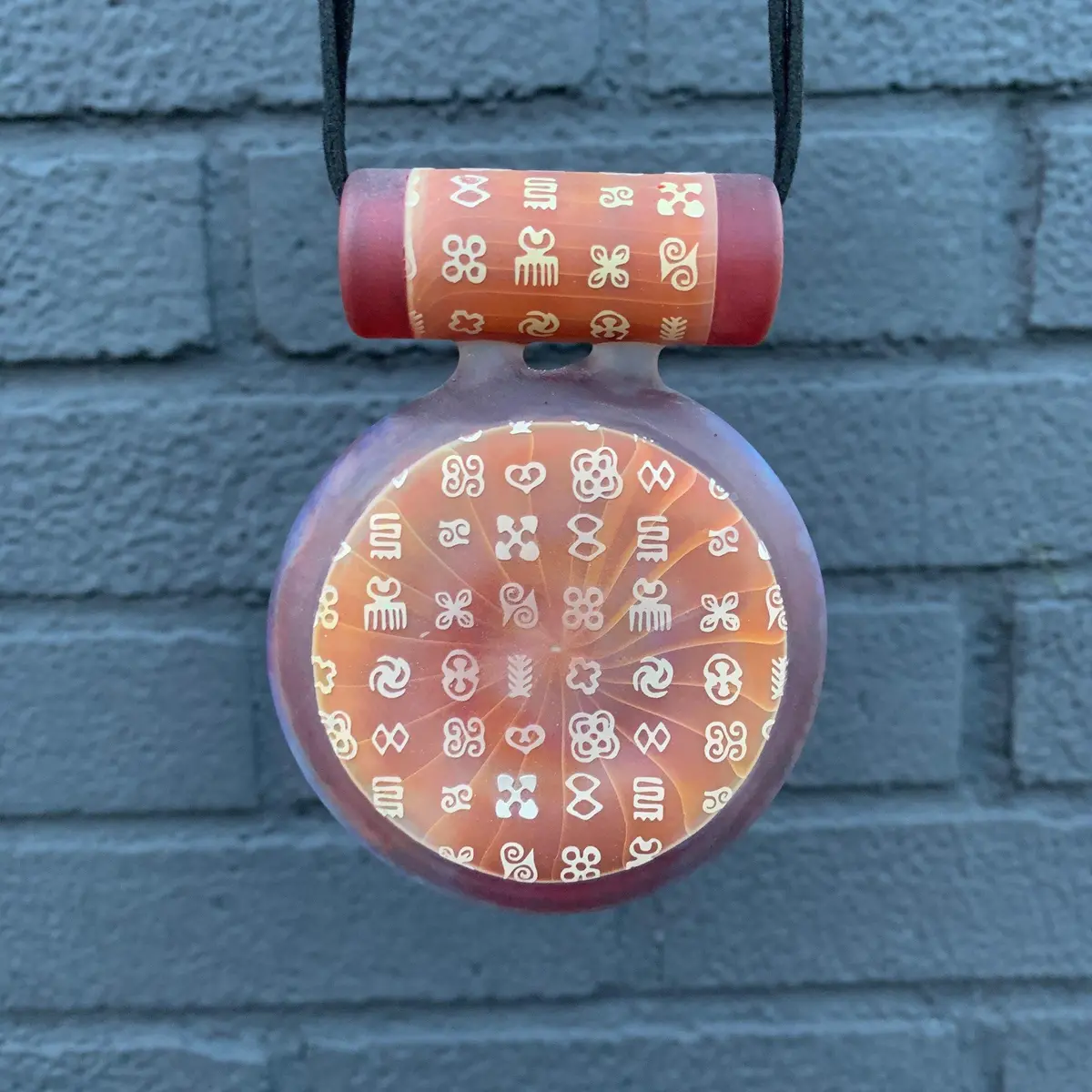 Kayla Om Blasted Pendant 1