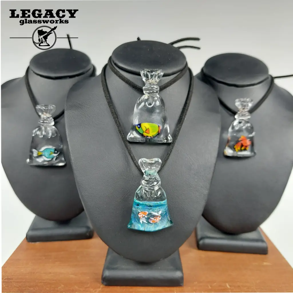 Kennaroo Bagged Fish Pendants 1