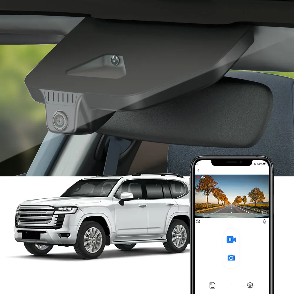 Fitcamx Dash Cam For Toyota Land Cruiser 300 (Lc300) 2025 2026 1