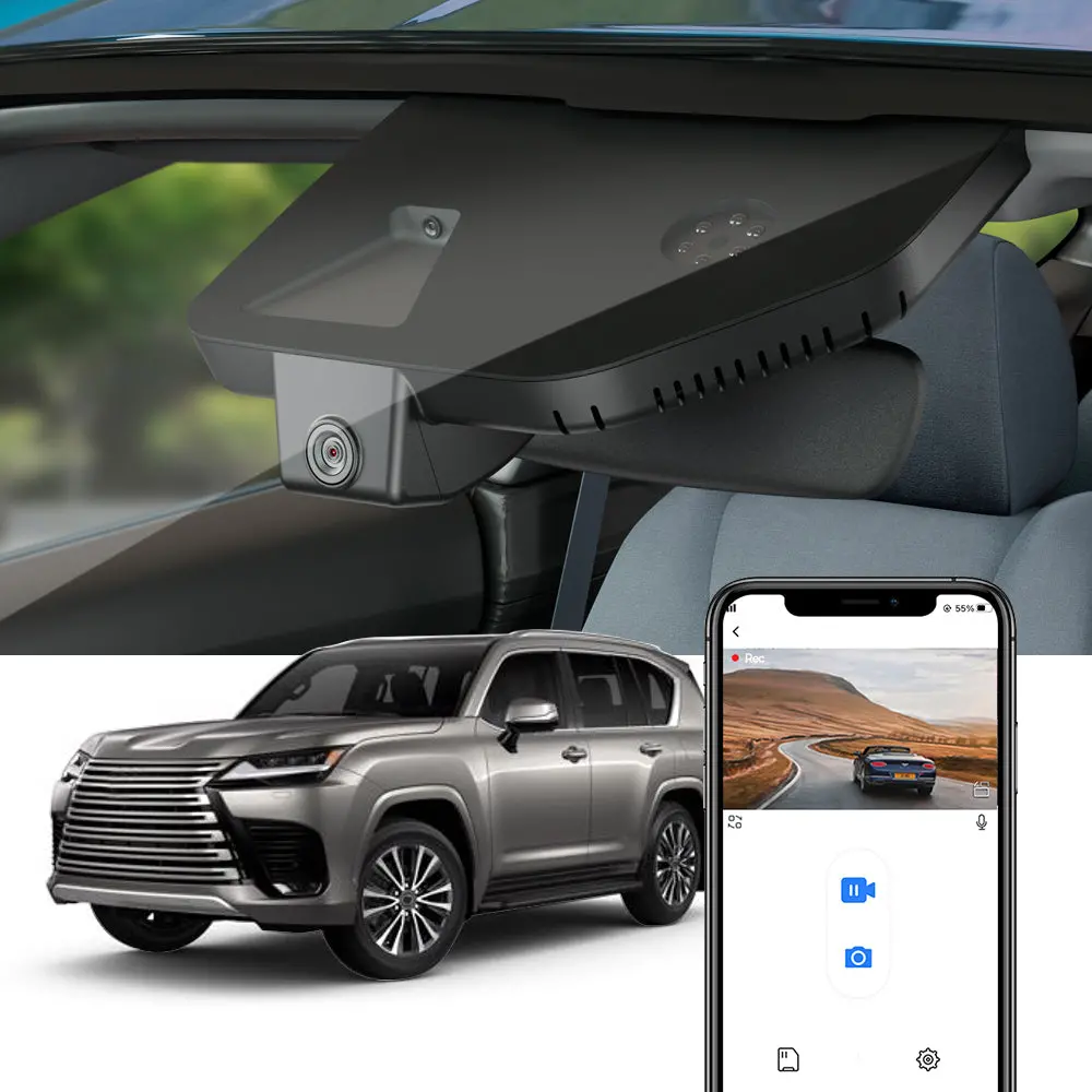 Fitcamx Dash Cam For Lexus Lx600 Lx 500D 4Th Gen (J300) 2022-2024 1