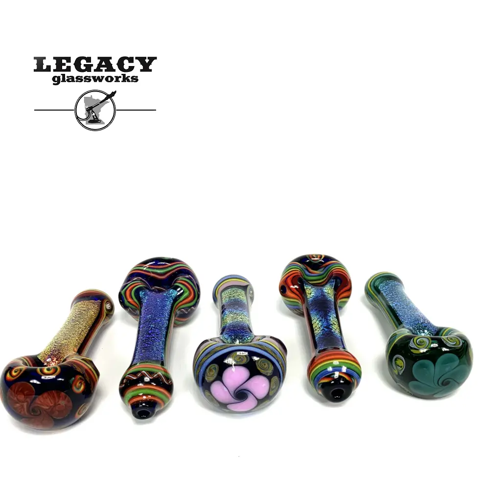 Lab Rat Glass Dichro And Canework Spoons 1