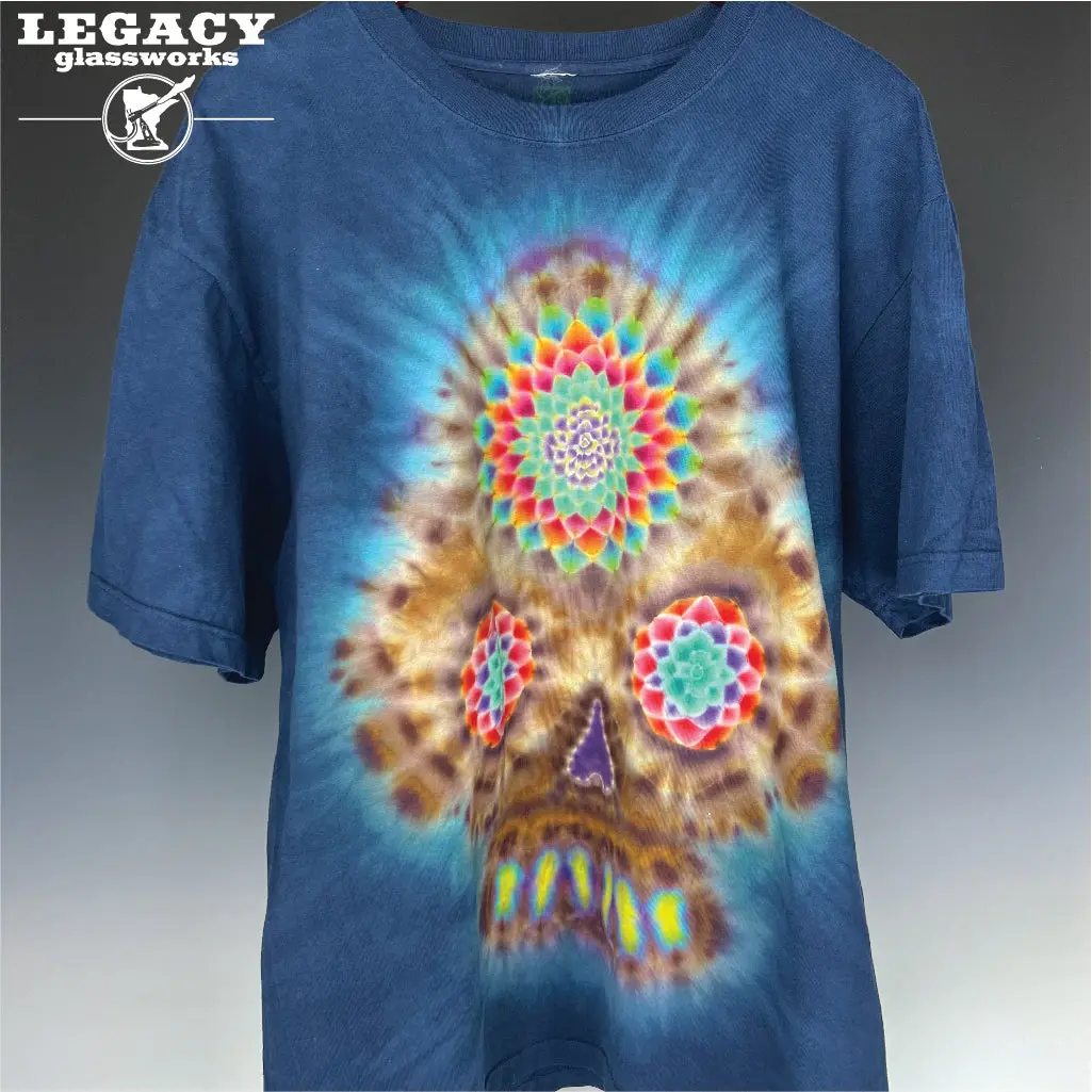 Yogu Tie-Dye Shirt "Skulllll" Xl 1
