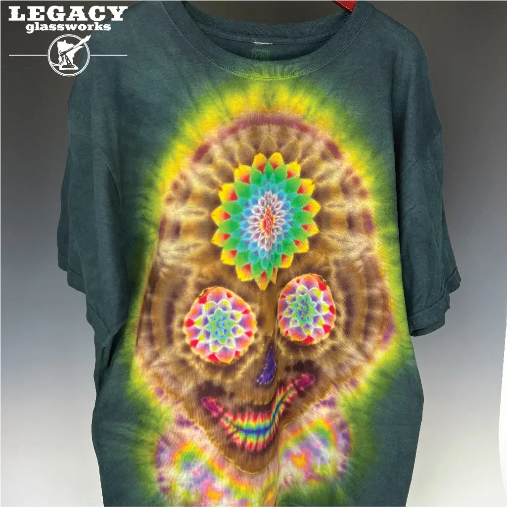 Yogu Tie-Dye Shirt "Skull" Xxl 1