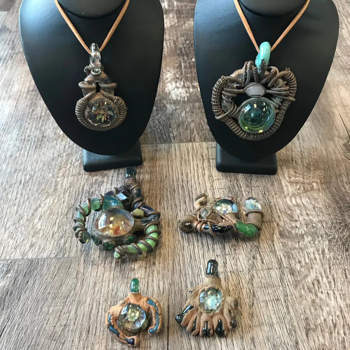 Lucas Plowman Electroformed Pendants 1
