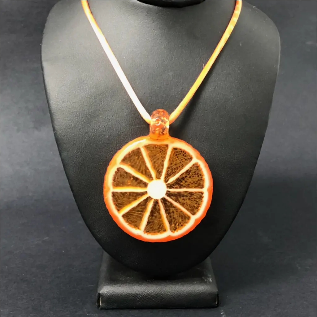 Lyons Orange Slice Pendant 1