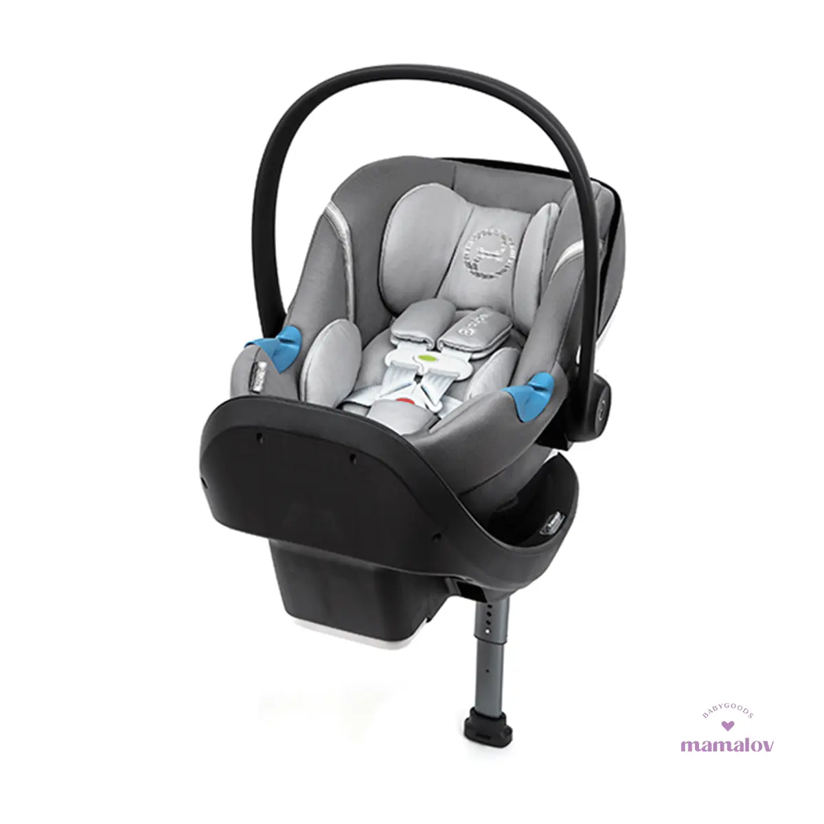Autoasiento Portabebe Aton M Con Base Sensorsafe & Safelock Manhattan Grey 518002865 Cybex 1