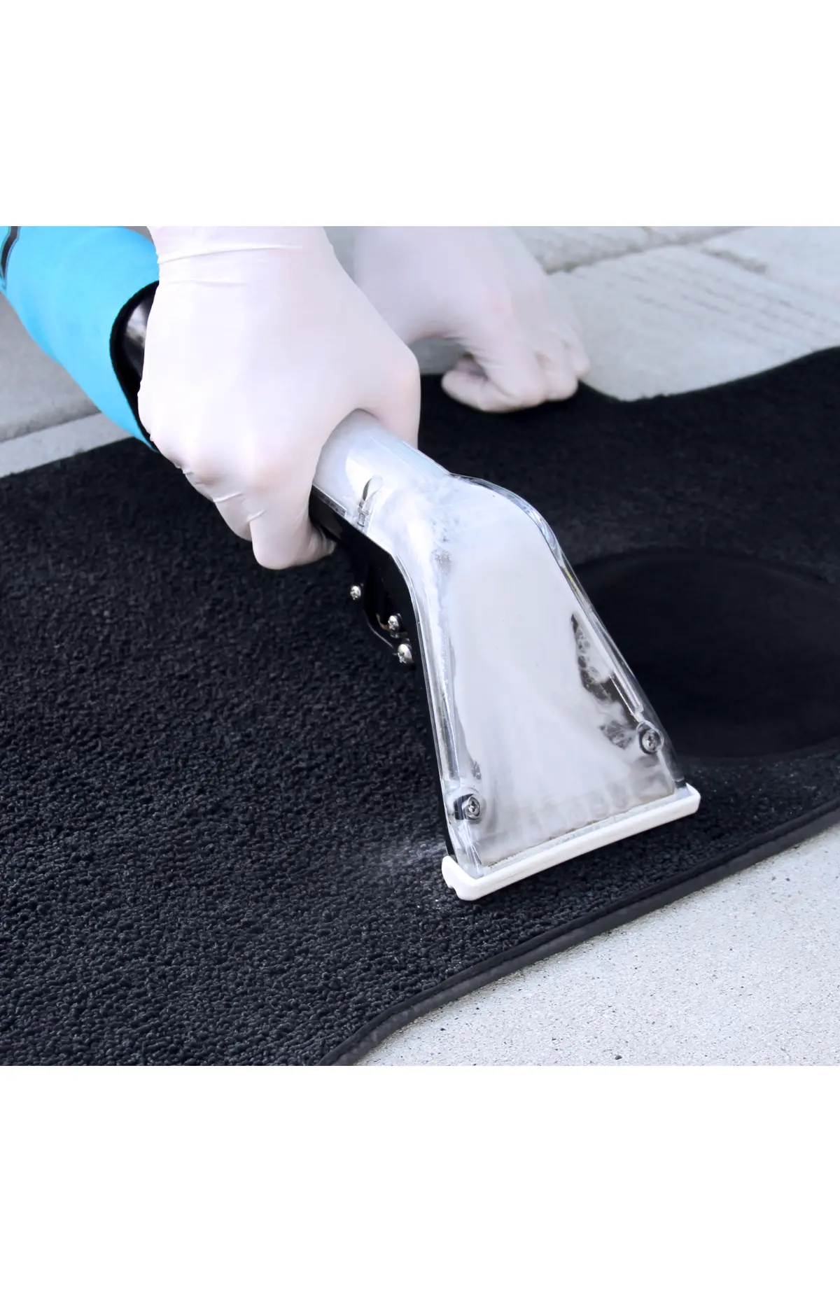Mytee 8400P Air Lite Upholstery Tool Action Shots 1