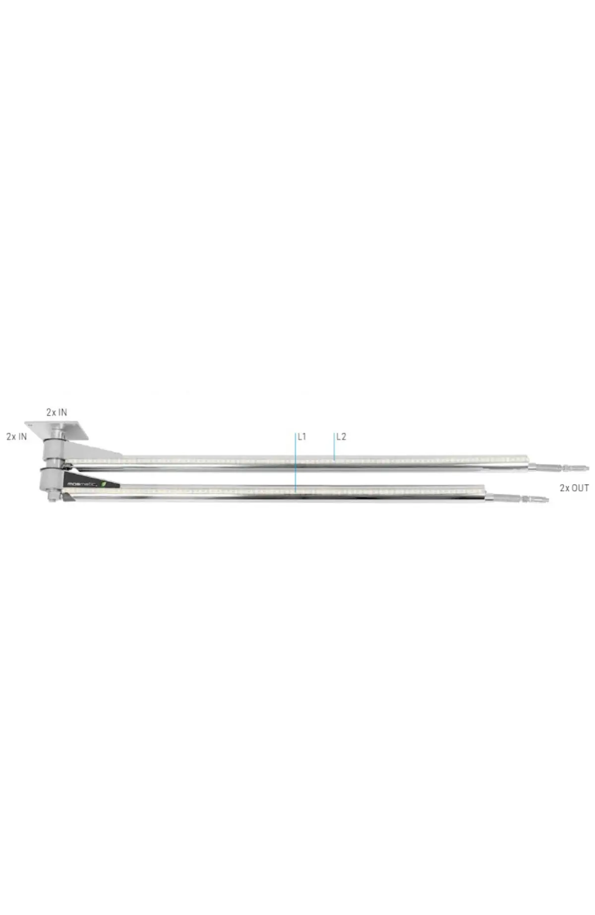 Mosmatic – Ceiling Boom With Led Lighting - Ddpbl - 5Ft 9In - 67.629 1