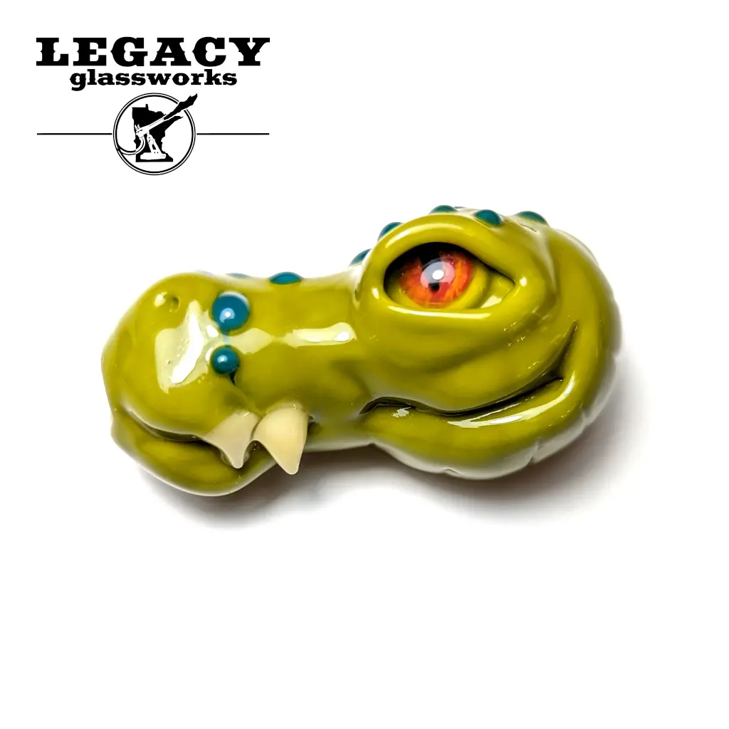 Mythic Glass Dragon Head Pendy Pipe 1