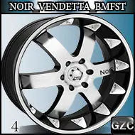 Noir Vendetta 24X9.5 6X127 Et+30 Cb 87 Bmf St 1