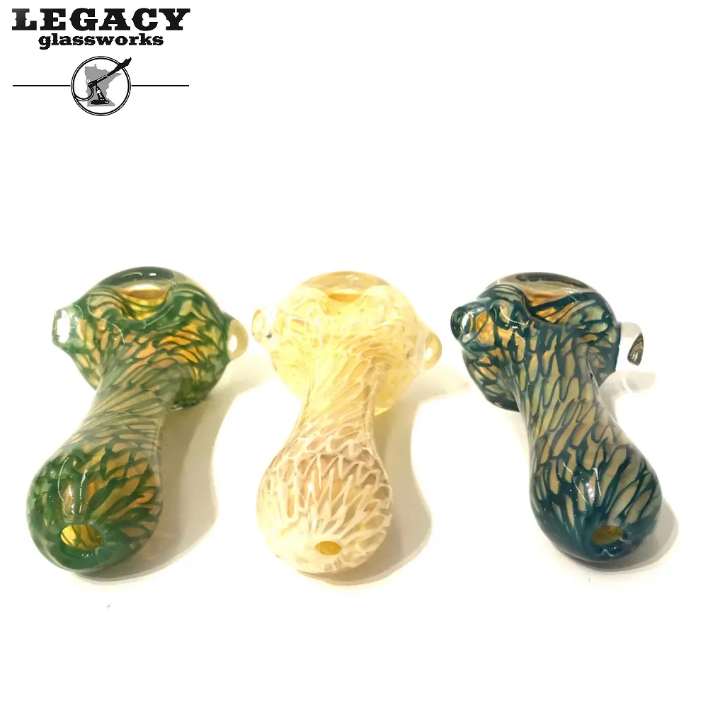 Nelson Glassworks Honeycomb Spoon 1