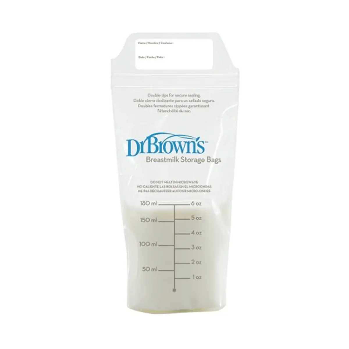 Bolsas Para Almacenar Leche Materna Dr Brown's 1