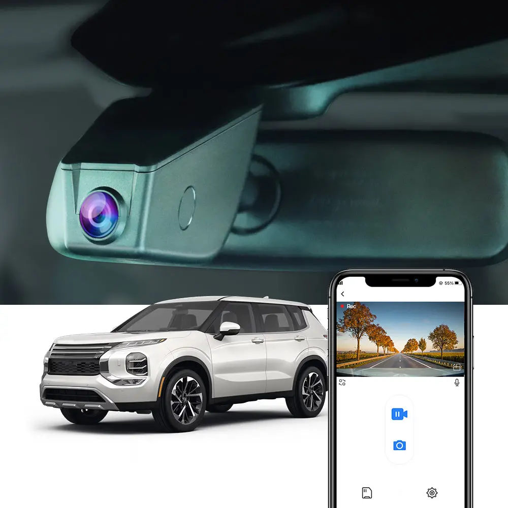 Fitcamx Dash Cam For Mitsubishi Outlander 2019-2025 1