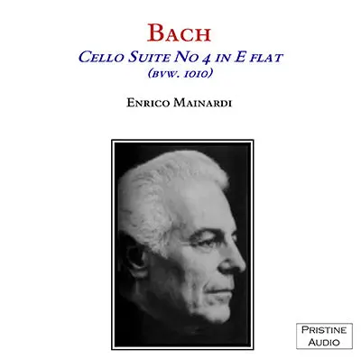 Mainardi Bach: Suite No. 4 In E Flat For Cello, Bvw 1010 (1950) - Pacm004 - Cd 1