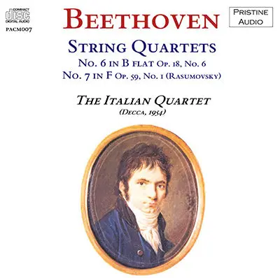 Italian Quartet Beethoven: String Quartets 6 & 7 (1952) - Pacm007 - Cd 1