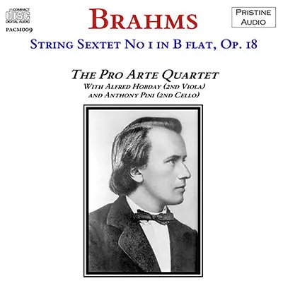 Pro Arte Quartet Brahms: String Sextet No. 1 (1935) - Pacm009 - Cd 1