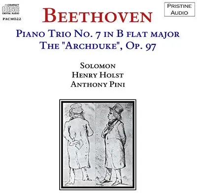Solomon, Holst, Pini Beethoven: "Archduke" Trio (1943) - Pacm022 - Cd 1