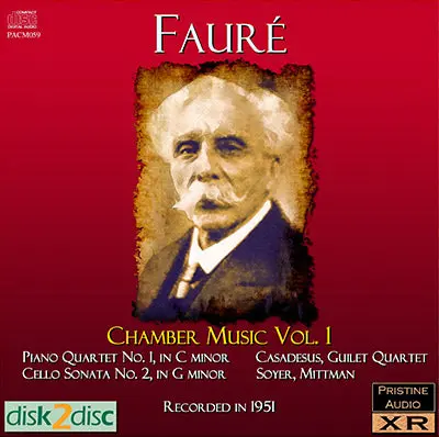 Fauré Chamber Music (1951-55) - Pabx019 - Cd 1