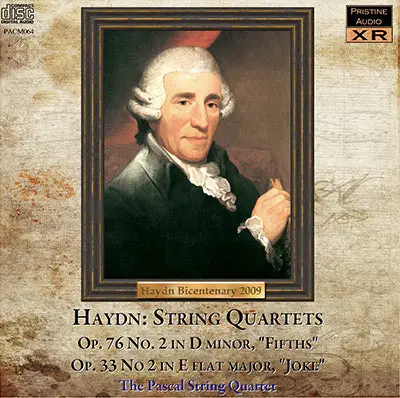 Pascal Quartet Haydn: "Joke" & "Fifths" Quartets (1948) - Pacm064 - Cd 1
