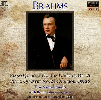 Trio Santoliquido Brahms: Piano Quartets (1958) - Pacm067 1